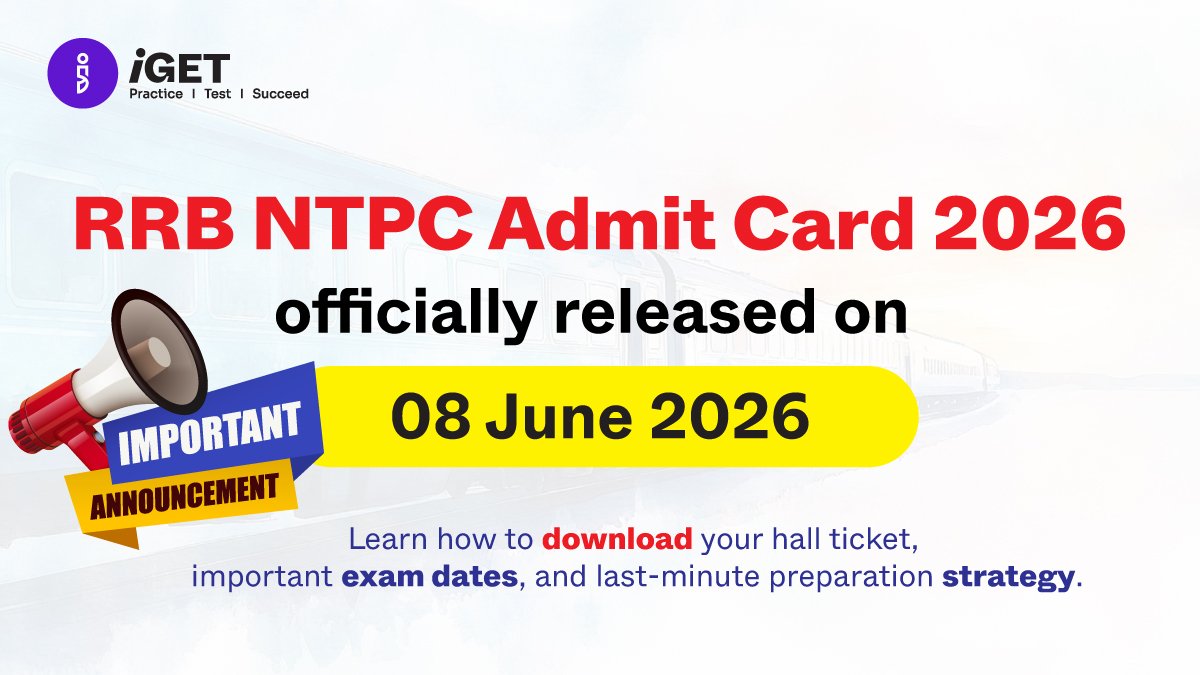 RRB NTPC Admit Card 2026 Released on 08 June — Download Link & Complete Guide