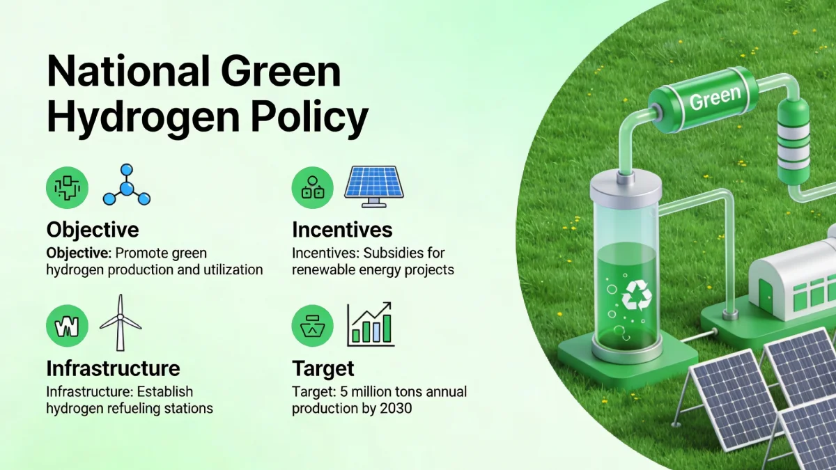 National Green Hydrogen Policy 2026: Latest Update, 5 GW Target & Exam Relevance