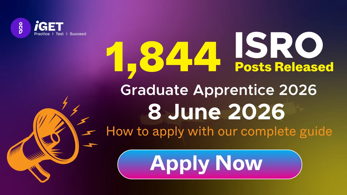ISRO Graduate Apprentice 2026: 1,844 Posts Released – Apply By 8 June